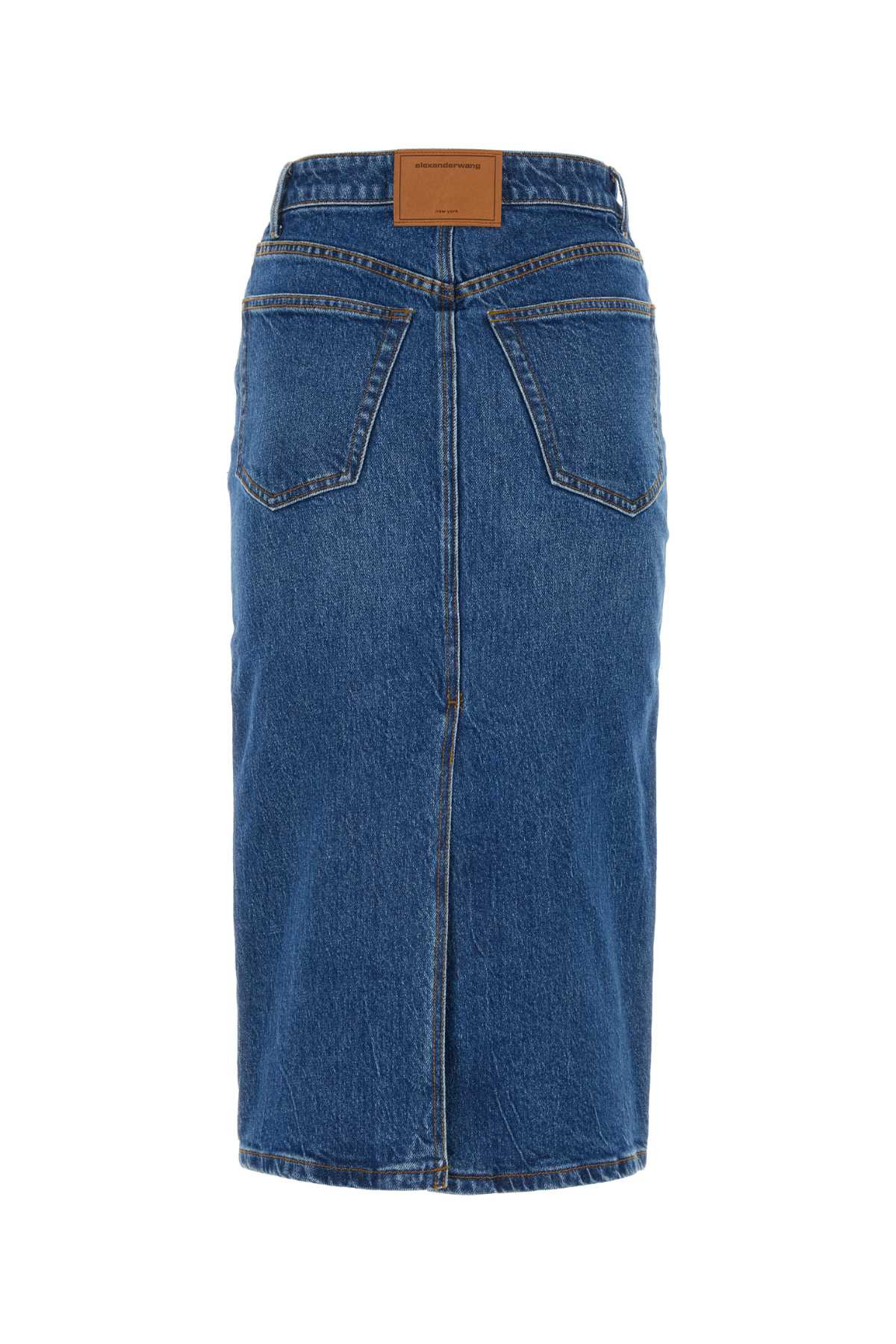 Alexander Wang Women Stretch Denim Skirt - 2