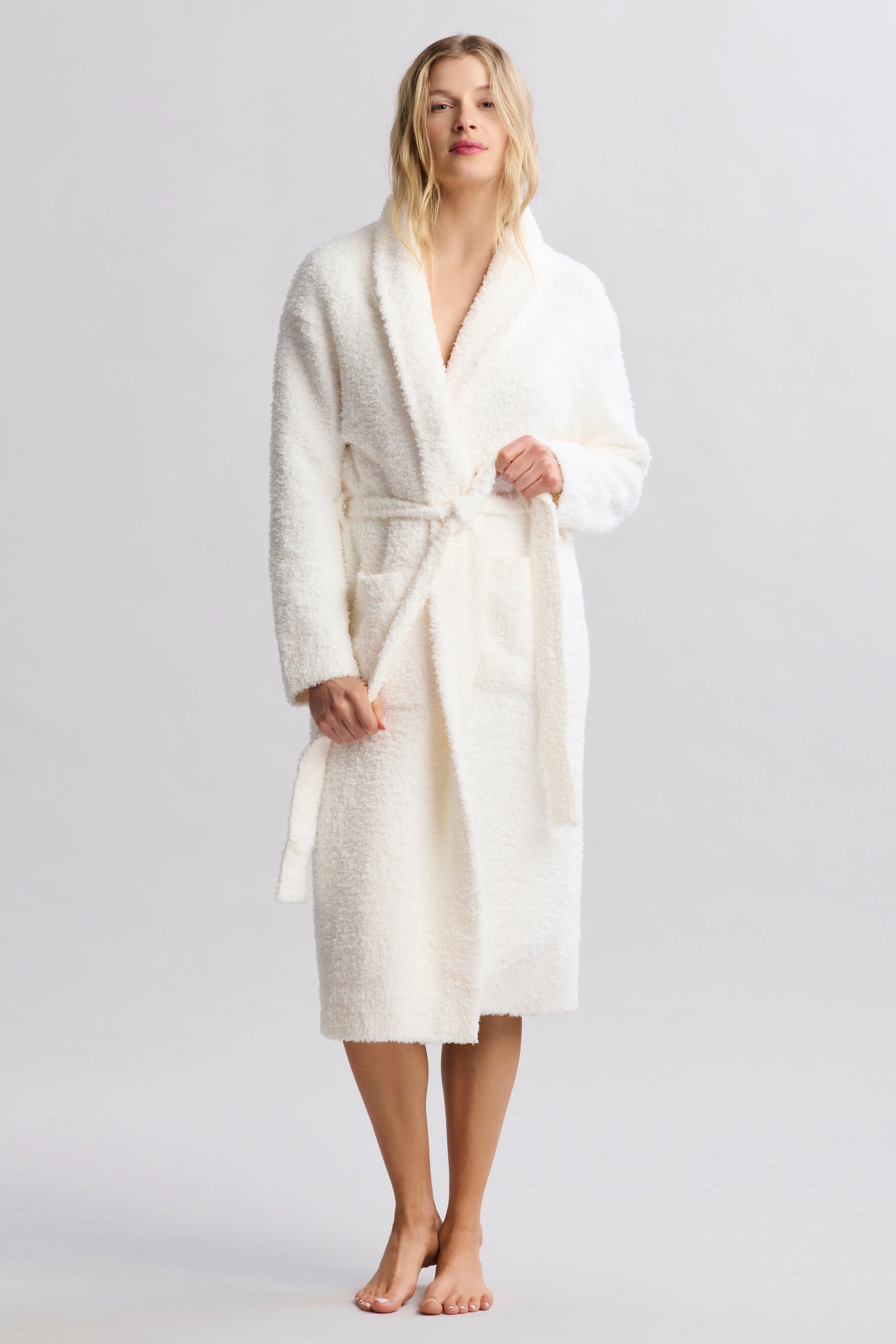 CozyChic® Long Solid Robe - 1