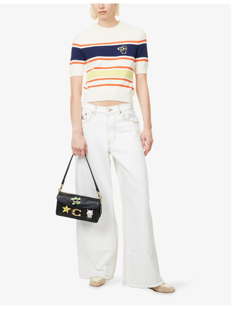 COACH Coach x Brain Dead Stripe Cotton-Blend Knit Jumper outlook