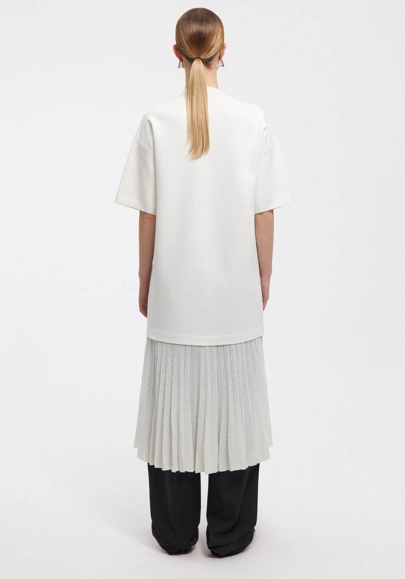 DRIFT Pleated layer midi dress 4