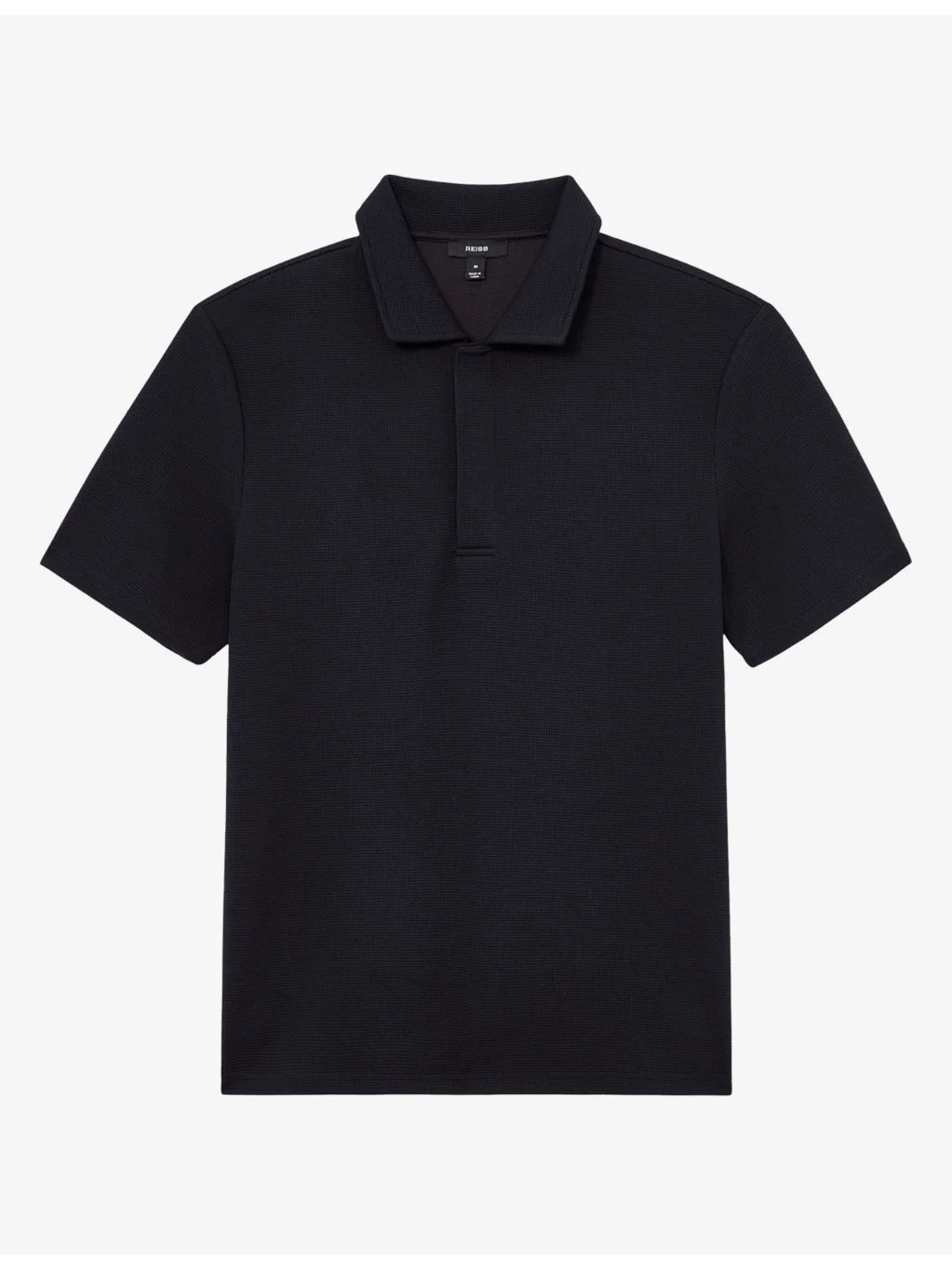 Reed Micro-Waffle Short-Sleeve Stretch-Jersey Polo - 1