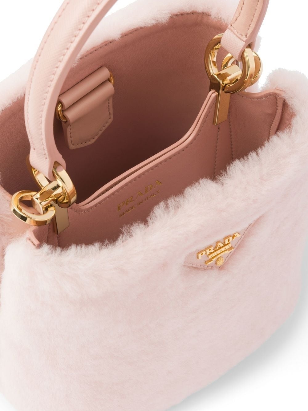 Panier shearling mini bag - 5
