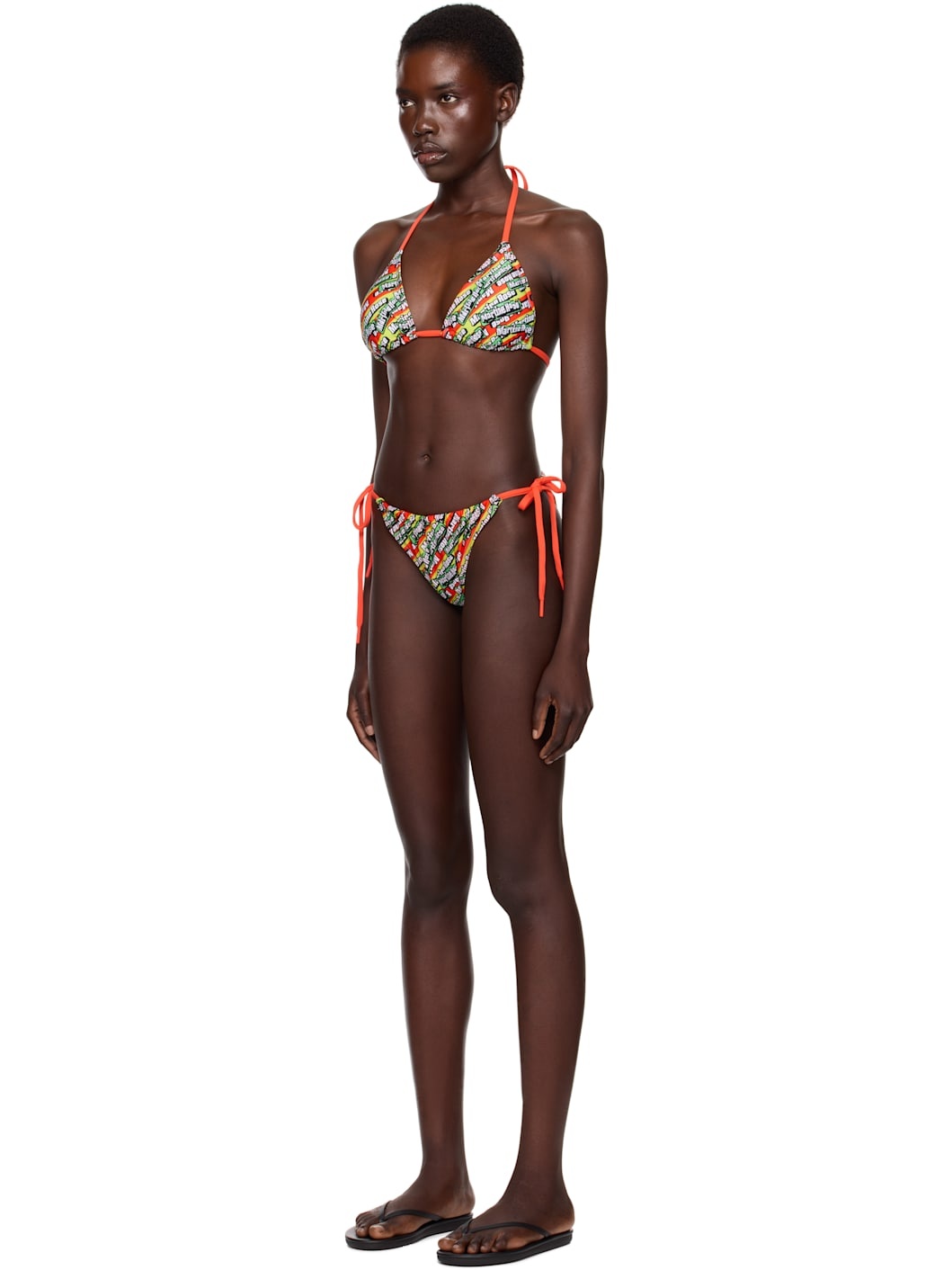 SSENSE Exclusive Multicolor Logo Bikini - 4