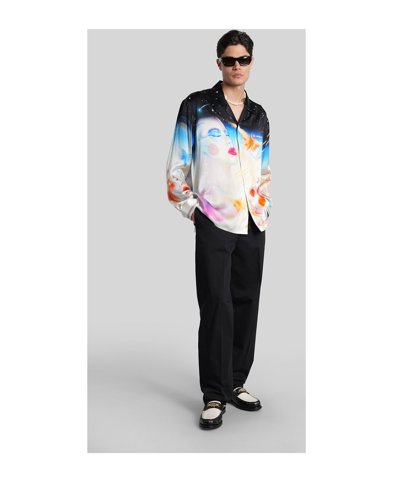 Shirt In Multicolor Silk - 2