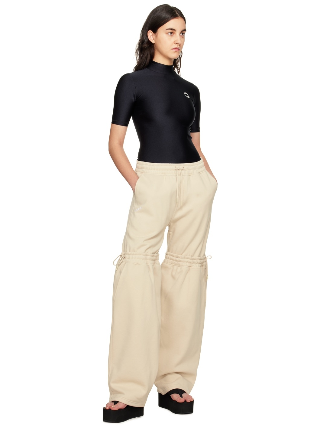 Beige Hybrid Lounge Pants - 4