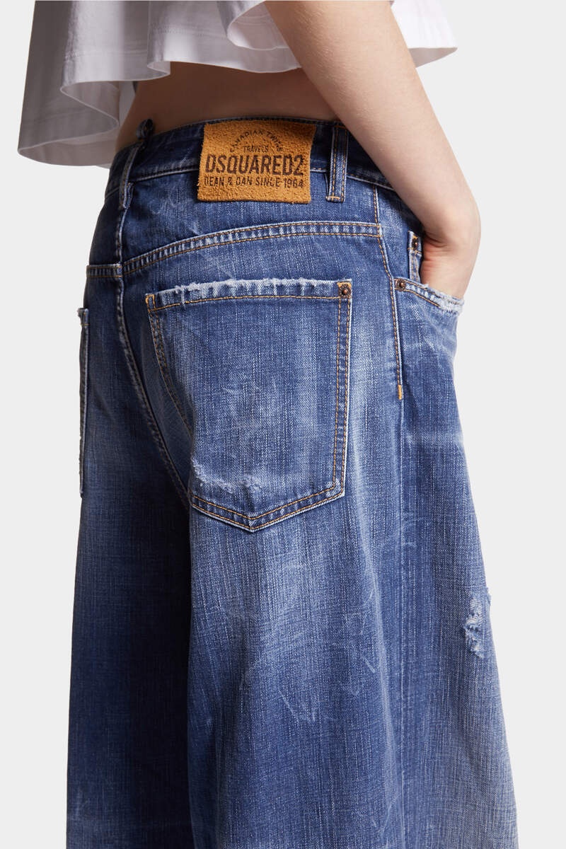 MEDIUM REFLECTIVE LAKE WASH TRAVELLER JEANS - 5