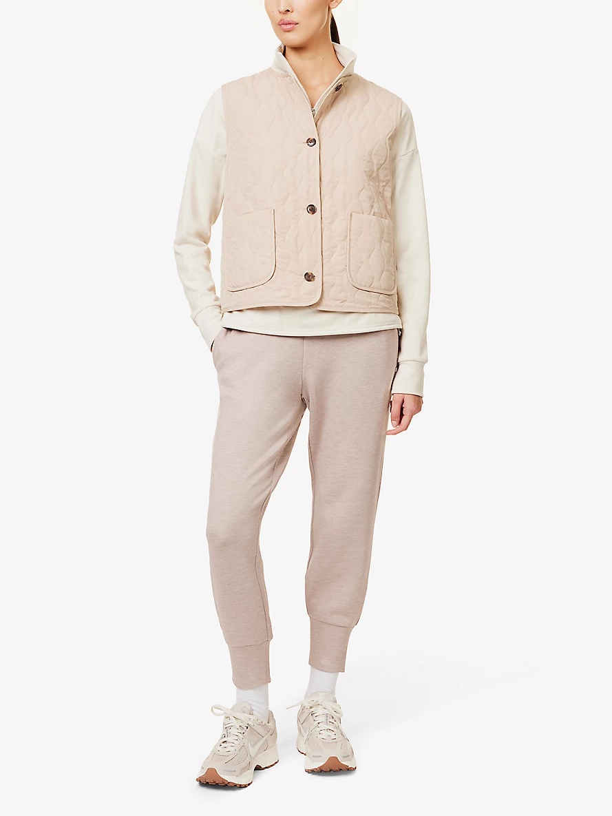 Karla Quilted Woven-Blend Gilet - 2