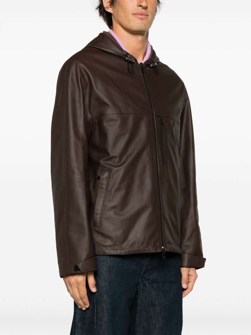 leather hooded jacket 3