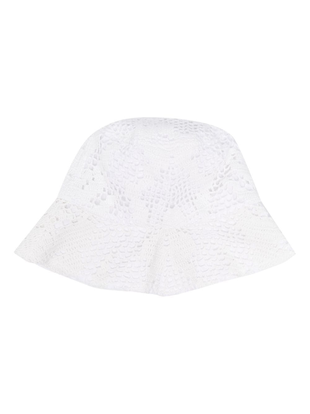 crochet-knit bucket hat - 1