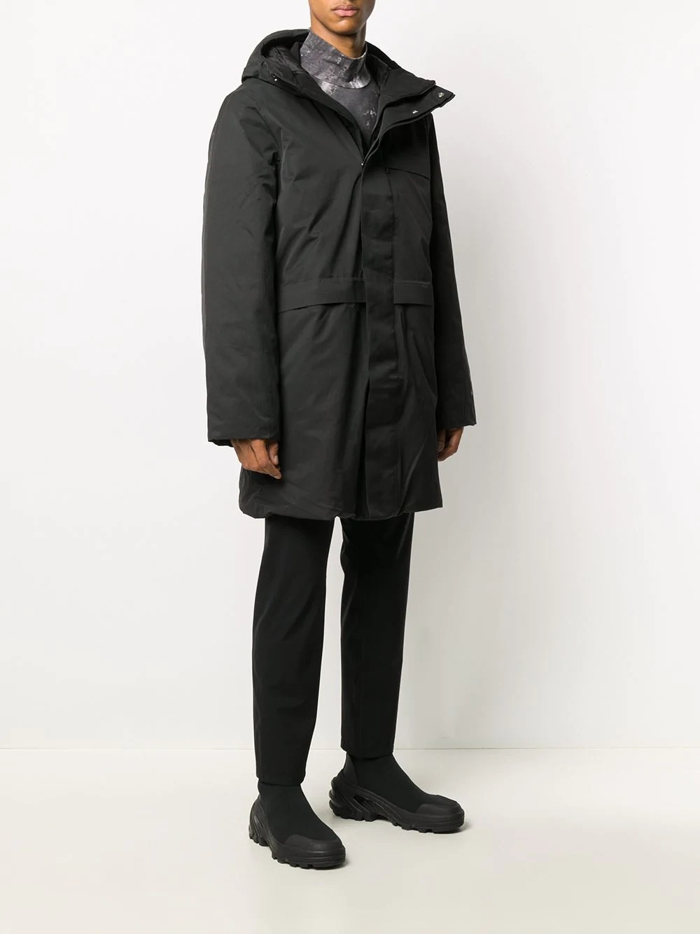 concealed padded coat - 3