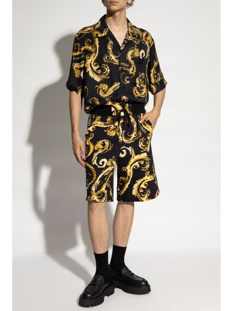 VERSACE JEANS COUTURE Chromo Couture-print shorts outlook