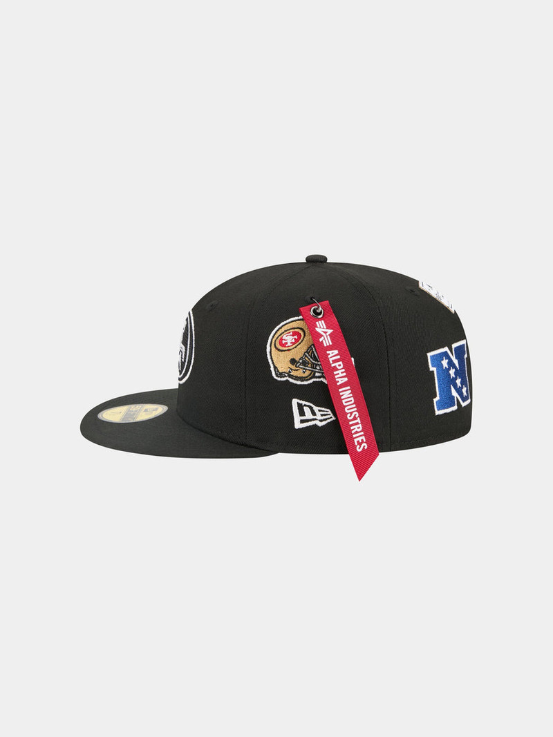 SAN FRANCISCO 49ERS X ALPHA X NEW ERA 59FIFTY FITTED CAP 5