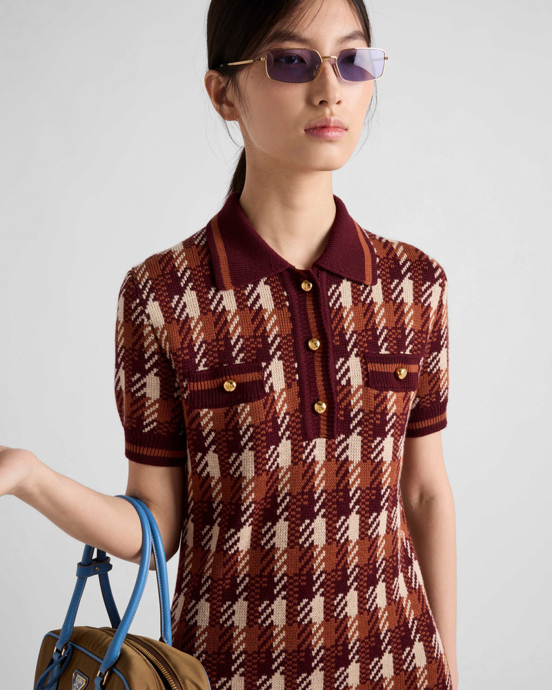 Wool knit mini-dress 4