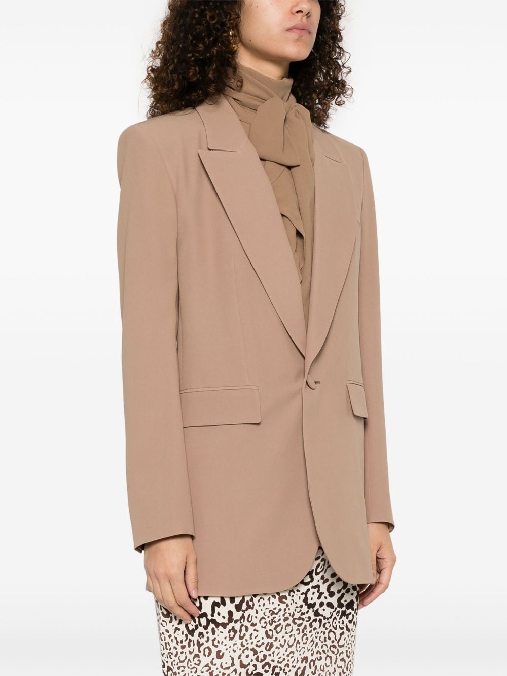 silk blazer - 3