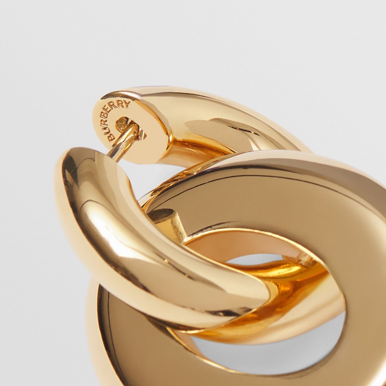 Gold-plated Cut-out Detail Earrings - 6