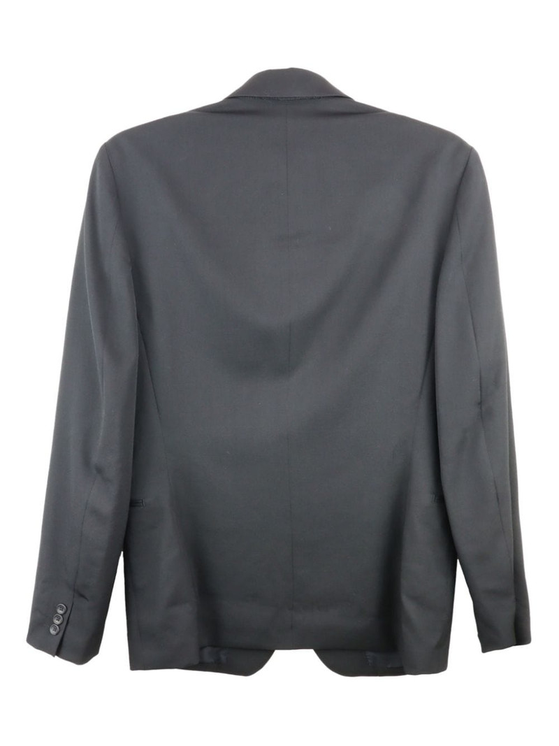 Yohji Yamamoto single-breasted wool blazer outlook
