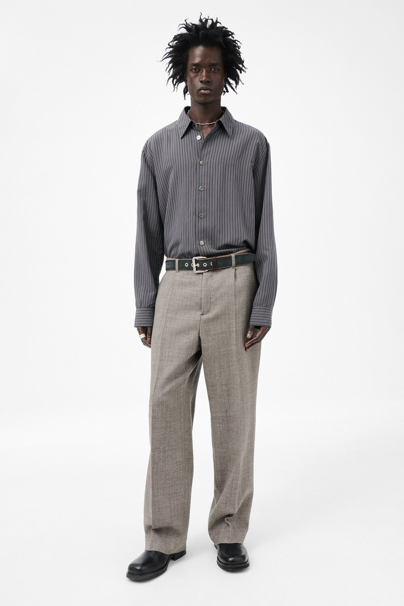 Our Legacy Borrowed Chino Brown Natural Herringbone outlook