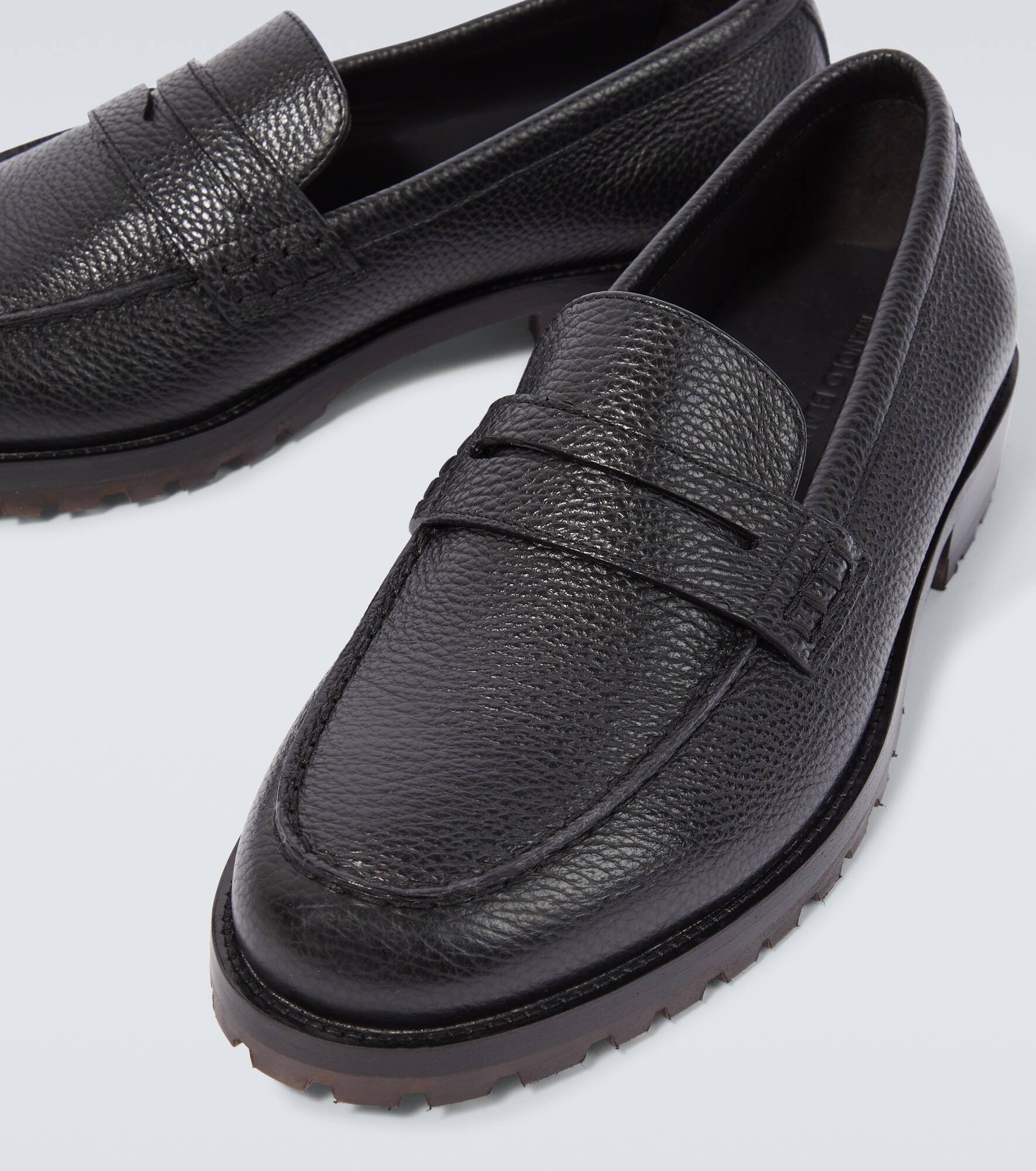 Randy leather penny loafers - 3