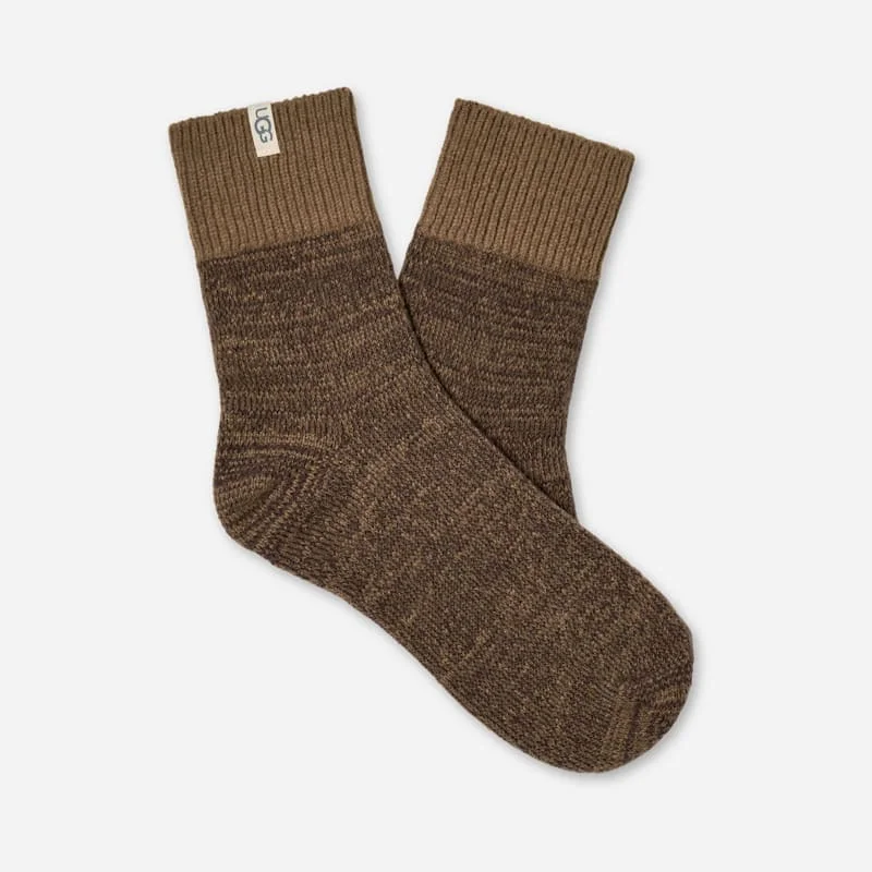 ® Women's Rib Knit Slouchy Quarter Knit/Recycled Materials in Coffee Grounds - 1