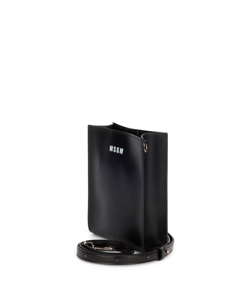 Mini tote bag with micro-logo 4