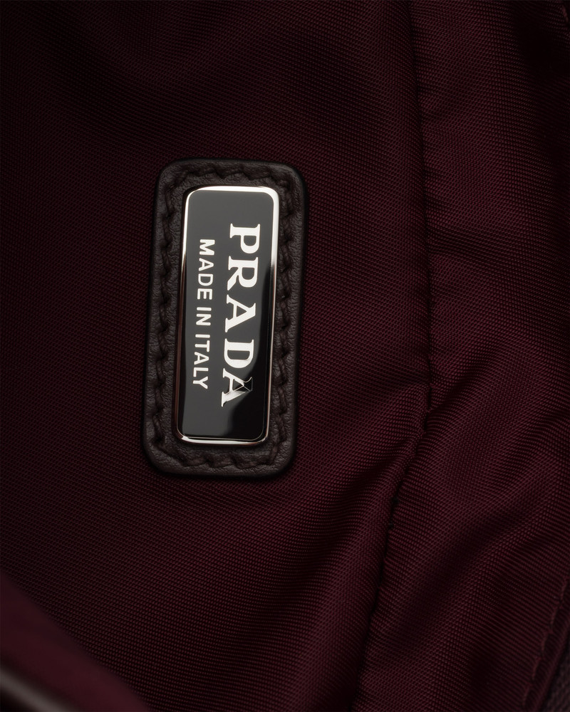 Prada Speedrock Re-Nylon and leather pouch 4