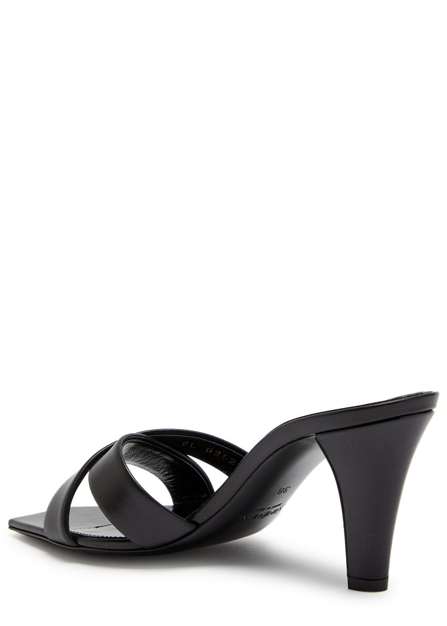 Saint Laurent Jill 75 Leather Sandals - 2