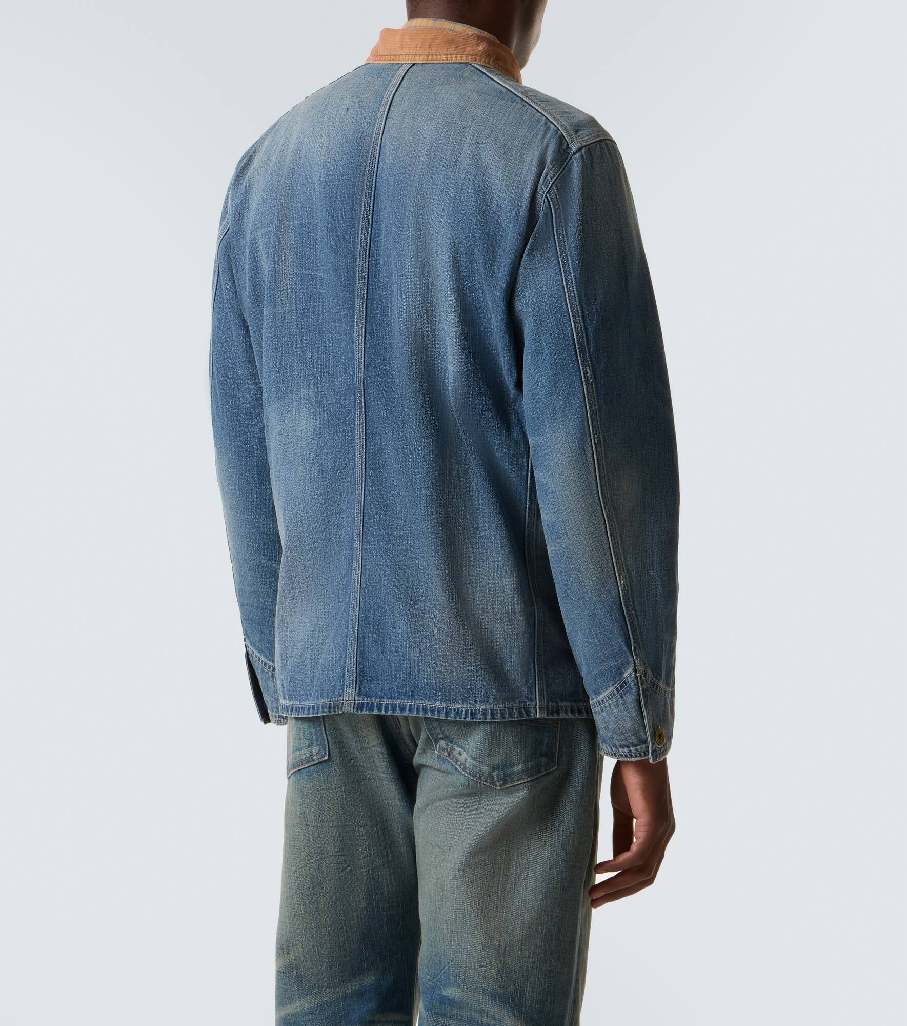 Stockton corduroy-trimmed denim jacket - 4