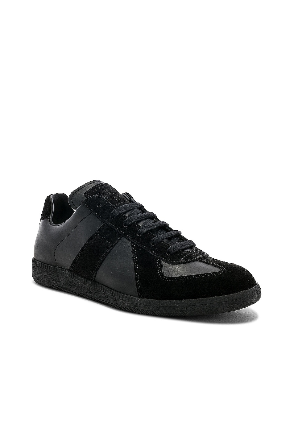 Soft Leather & Velour Replica Sneakers - 2