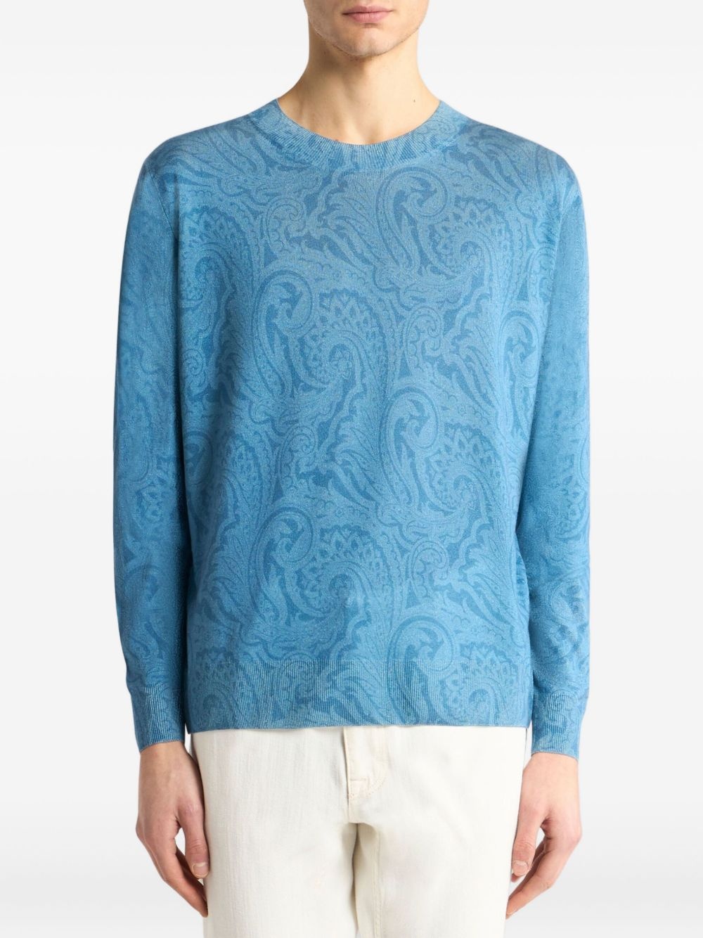 paisley-print jumper - 2