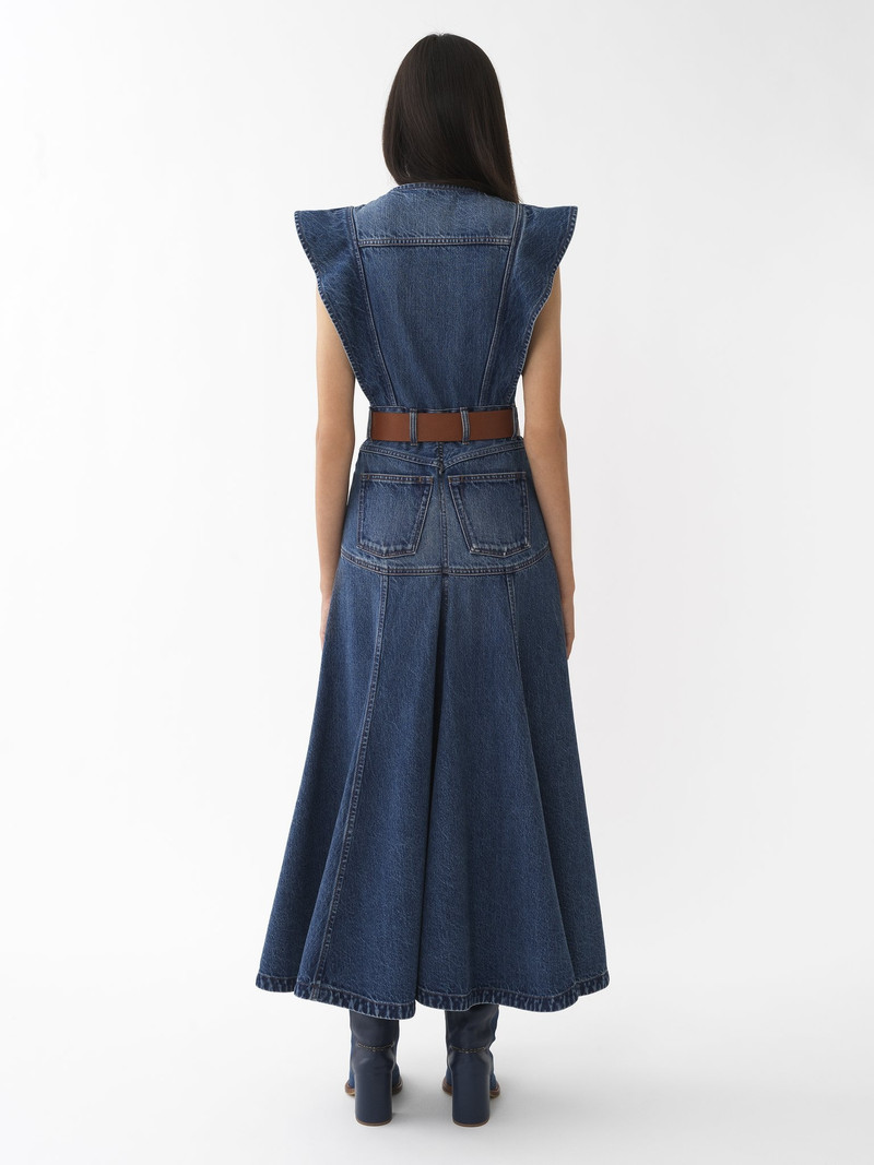 ANKLE-LENGTH FLARED DRESS 3