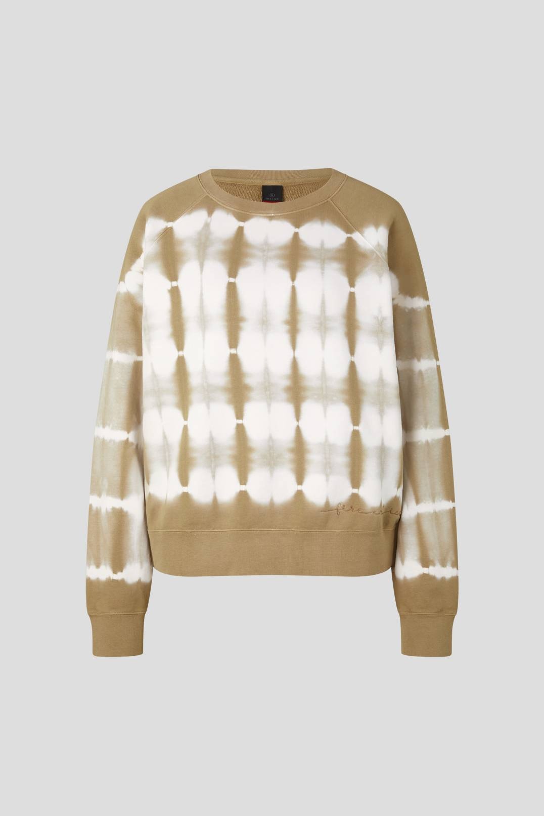 RAMIRA SWEATSHIRT IN CARAMEL/WHITE - 1