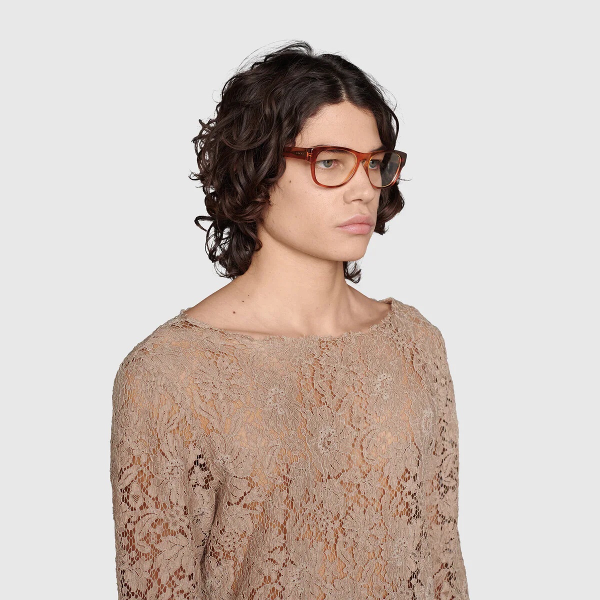 2015 Re-Edition cotton lace shirt - 5