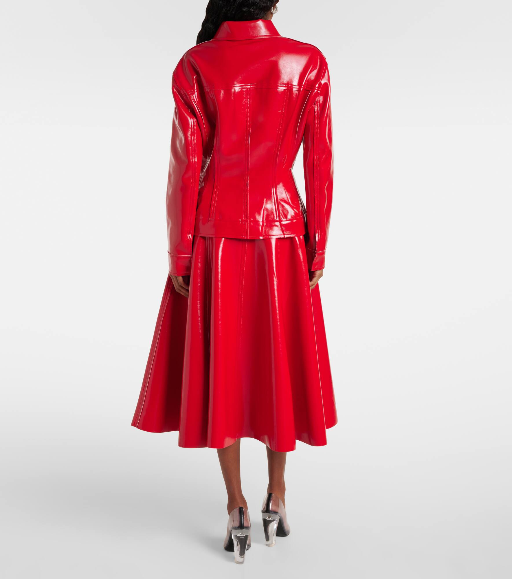 Faux leather jacket - 3