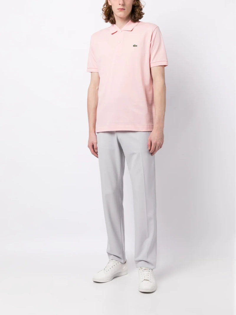 LACOSTE LACOSTE Embroidered Logo Polo Shirt Waterlily Pink outlook