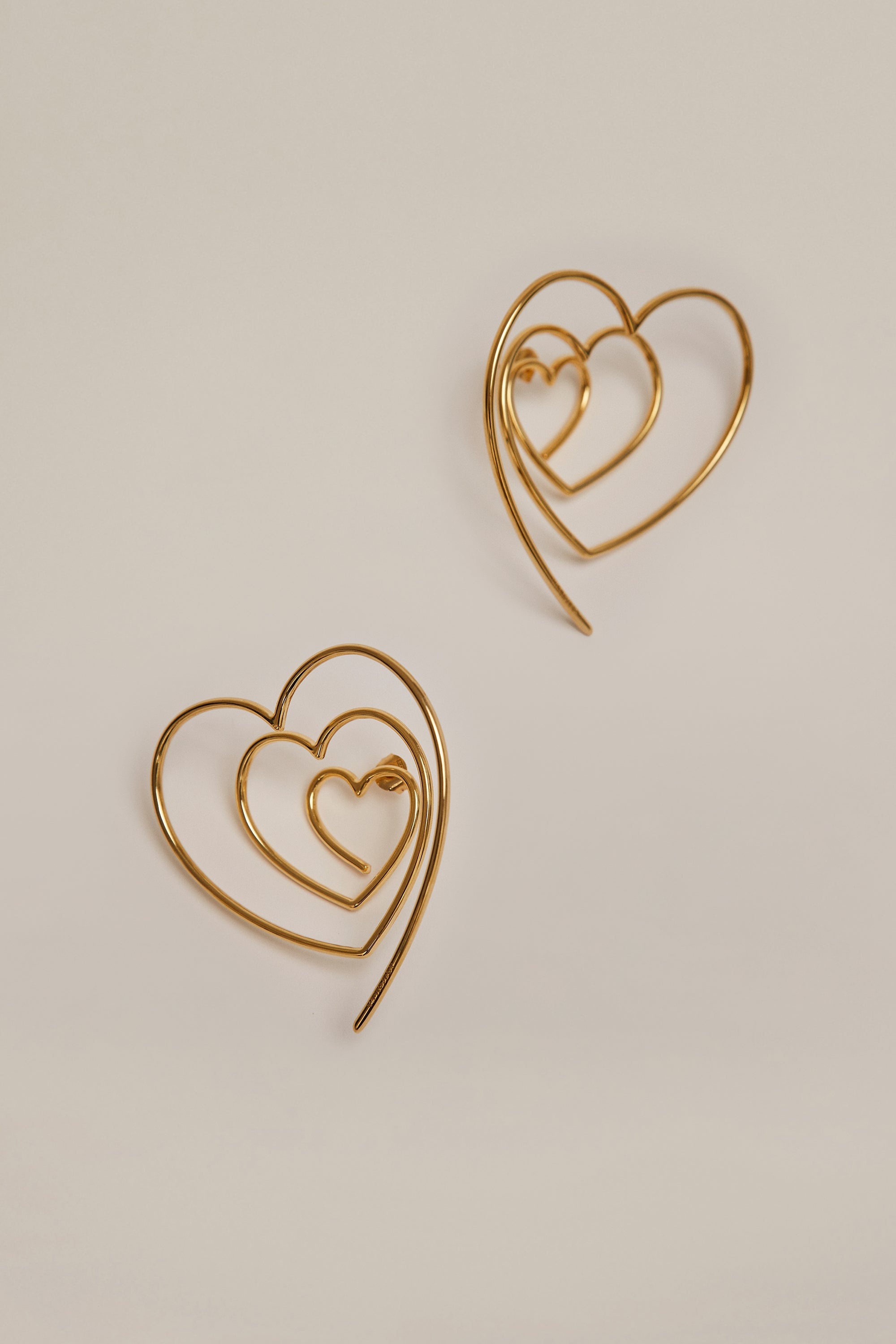 Y Heart Earring - 3