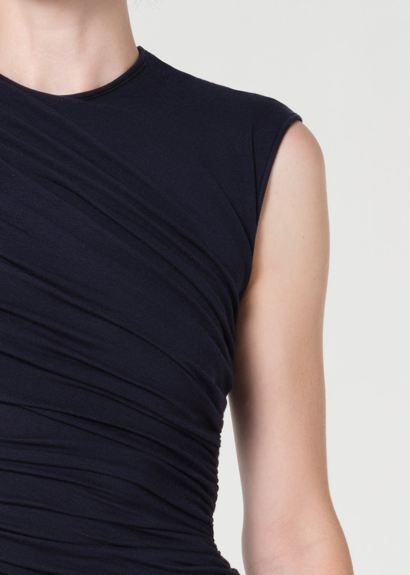 ESTER TWIST DRESS IN NAVY 5
