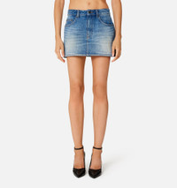 ★AMI PARIS★Blue Cotton Flare Mini Skirt★大人気★ USED BLUE Flare Mini Skirt | AMI PARIS