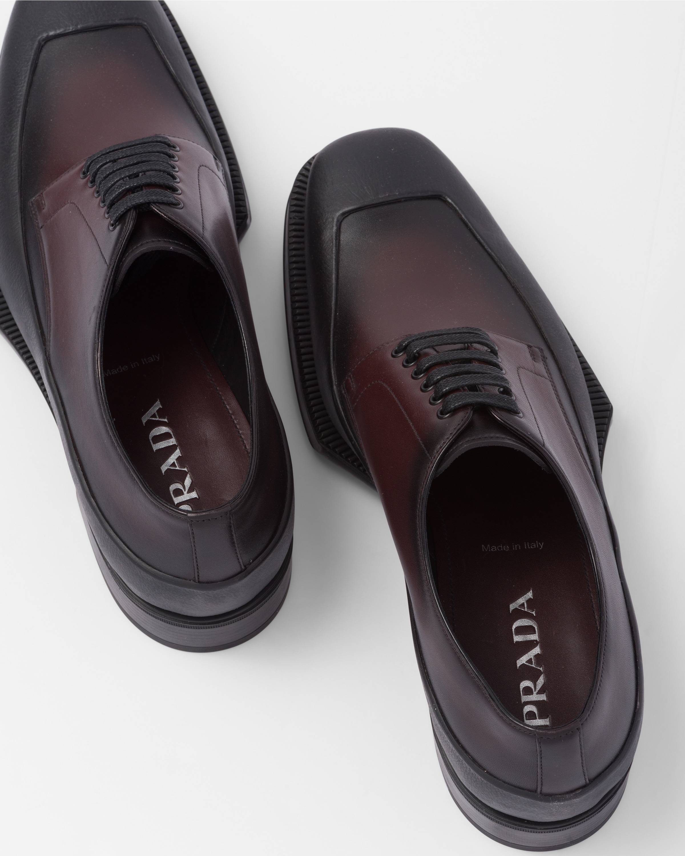 Antique leather Derby shoes - 7
