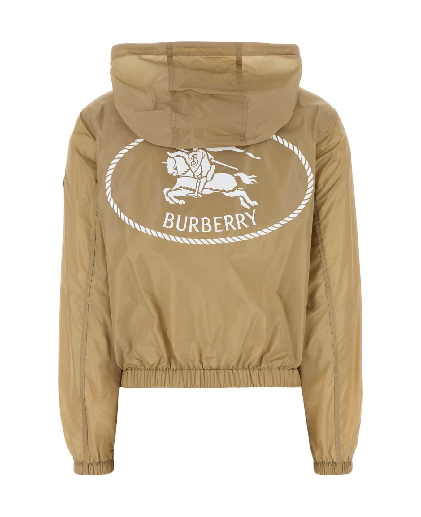 Beige Nylon Jacket - 2