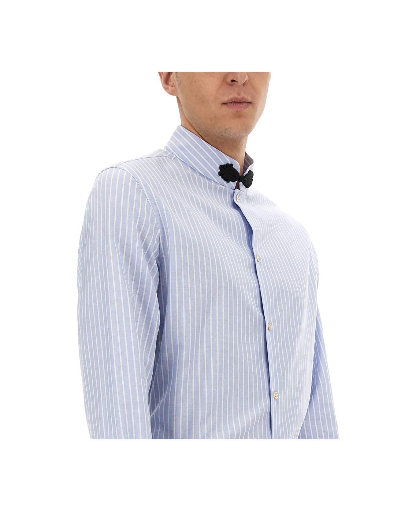 Cotton Oxford Shirt With Toggle - 4
