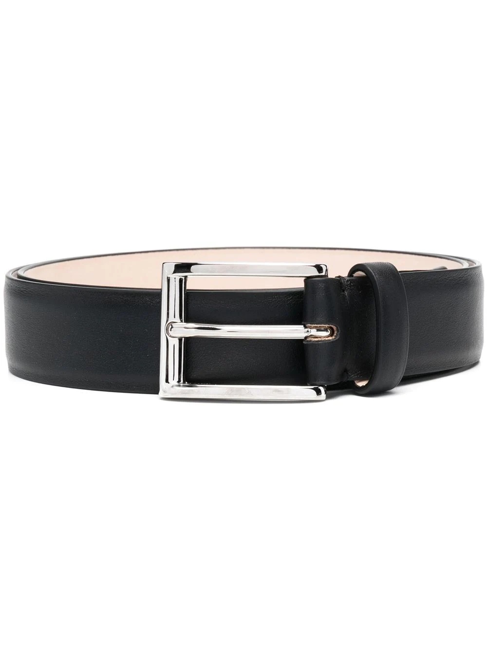 textured buckled belt - 1