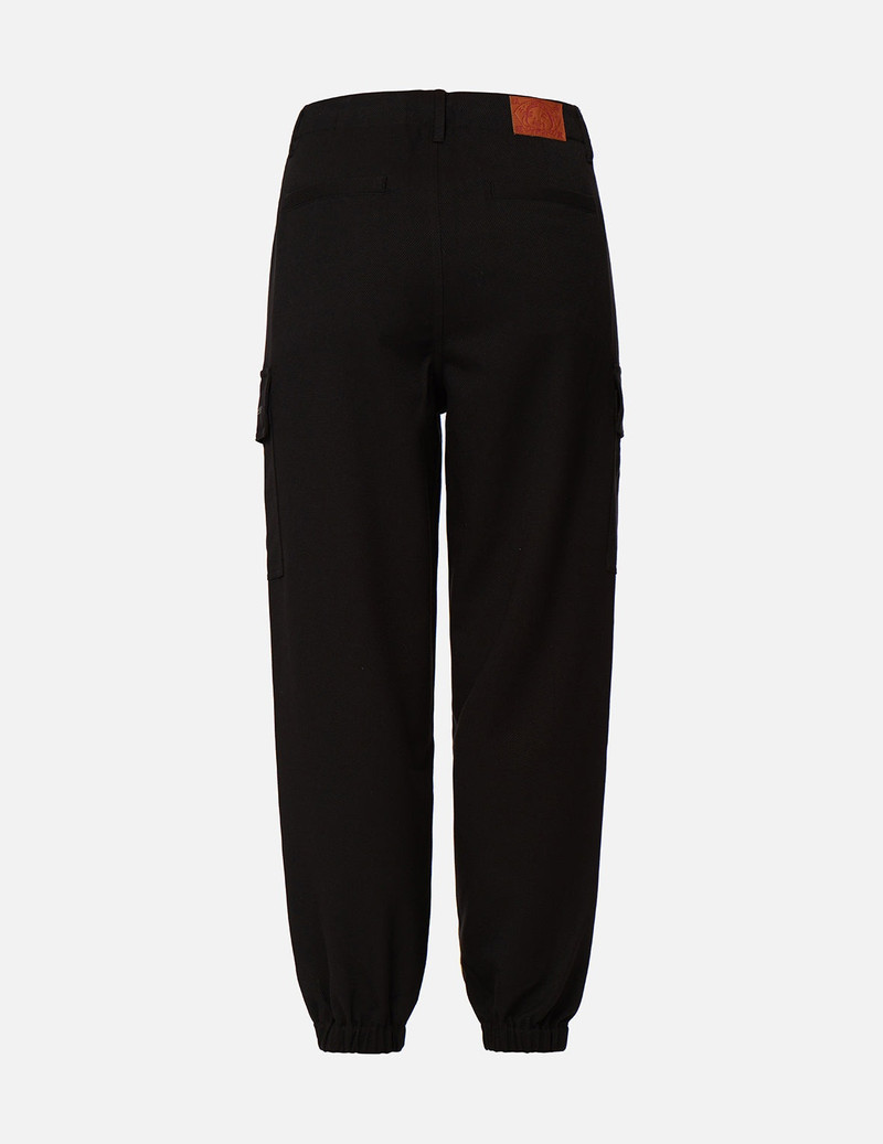 EVISU LOGO EMBROIDERY TWILL JOGGERS outlook