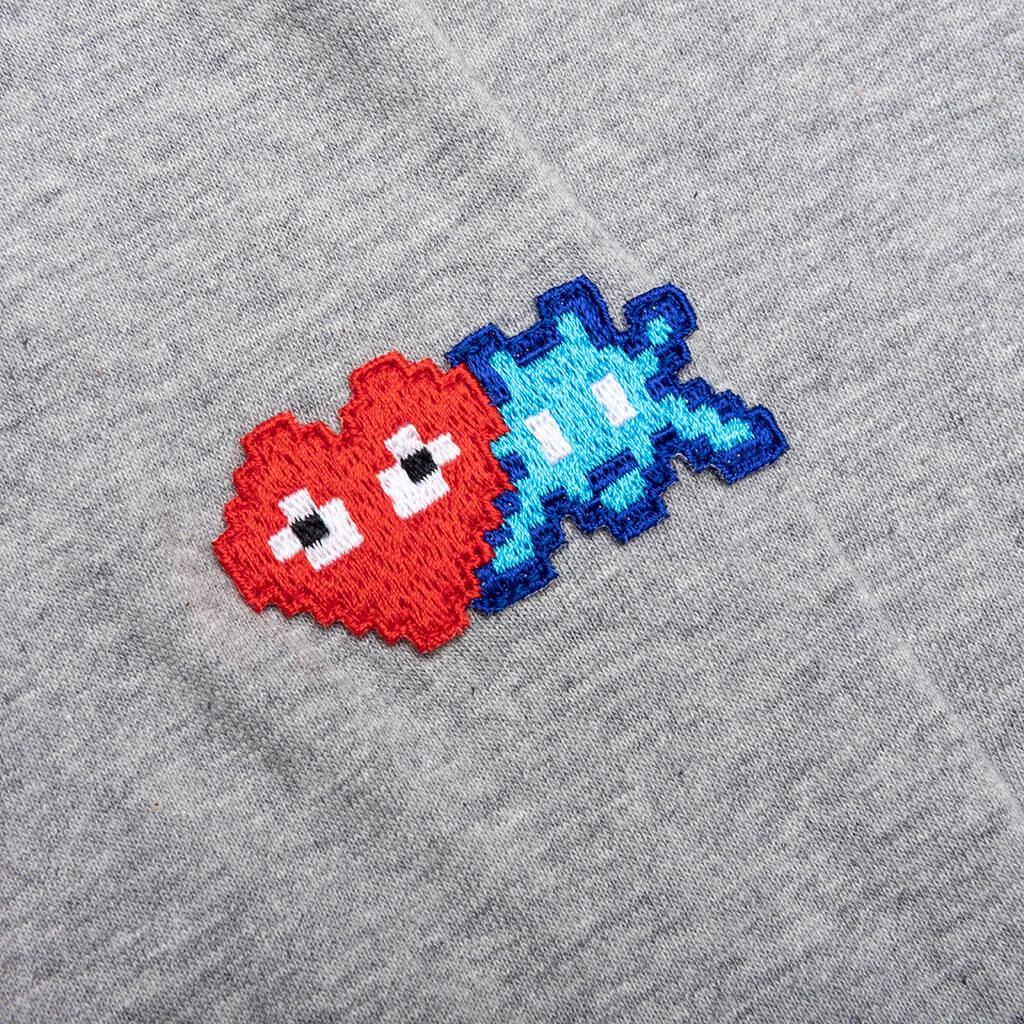 COMME DES GARCONS PLAY X THE ARTIST INVADER WOMEN'S L/S TEE - GREY - 3