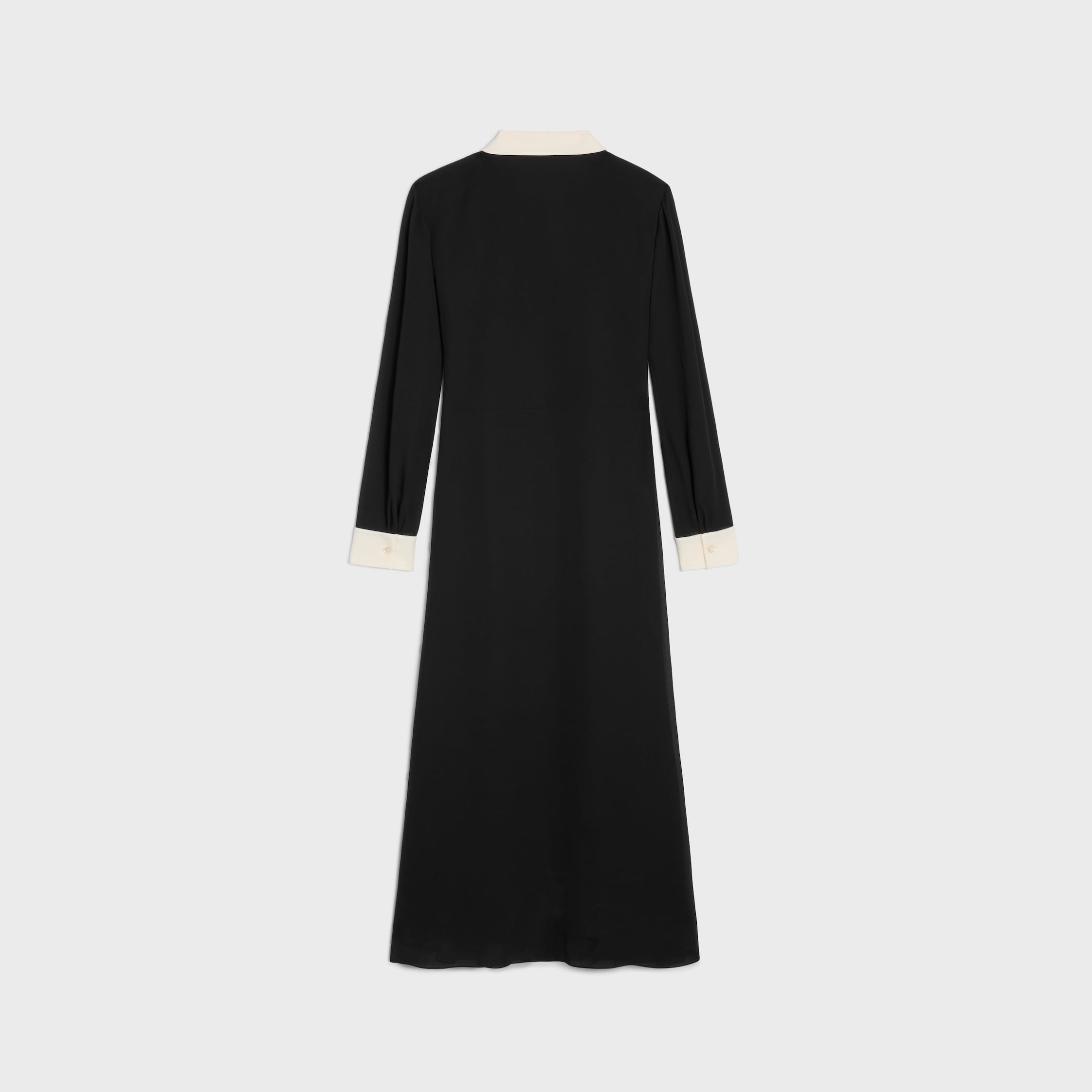 midi polo dress IN viscose georgette - 2