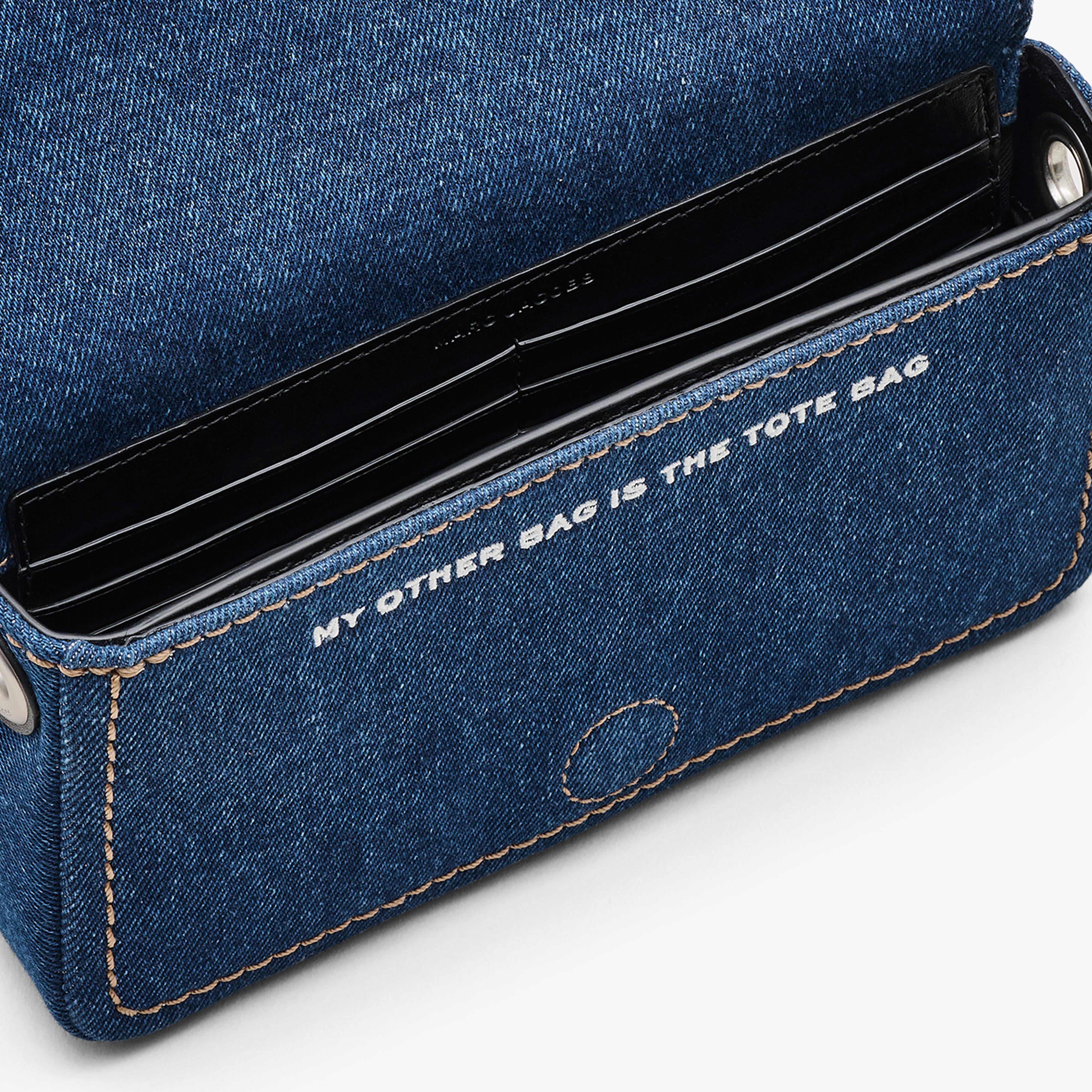 THE DENIM CHAIN MINI BAG - 5