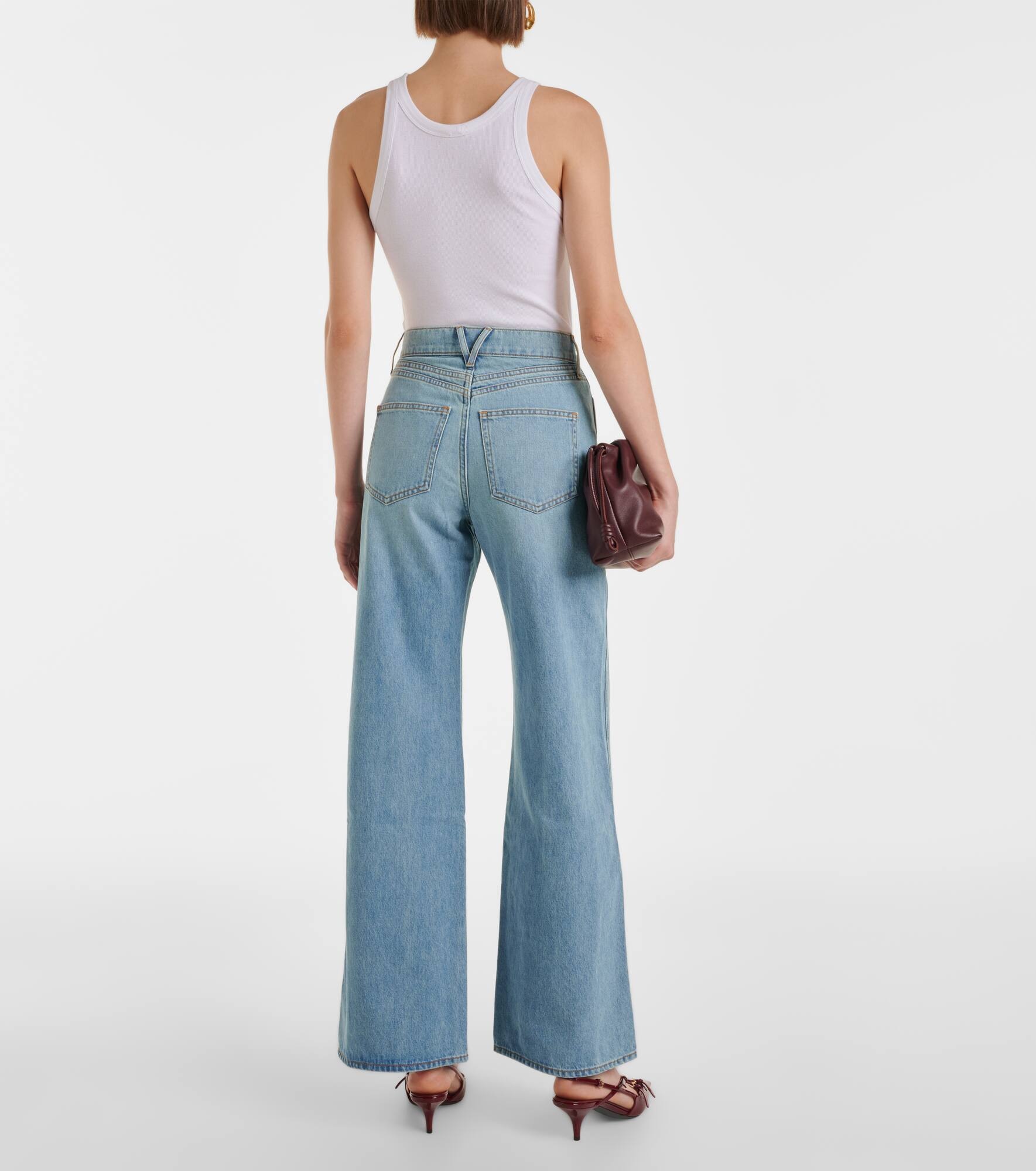 Taylor high-rise wide-leg jeans - 3