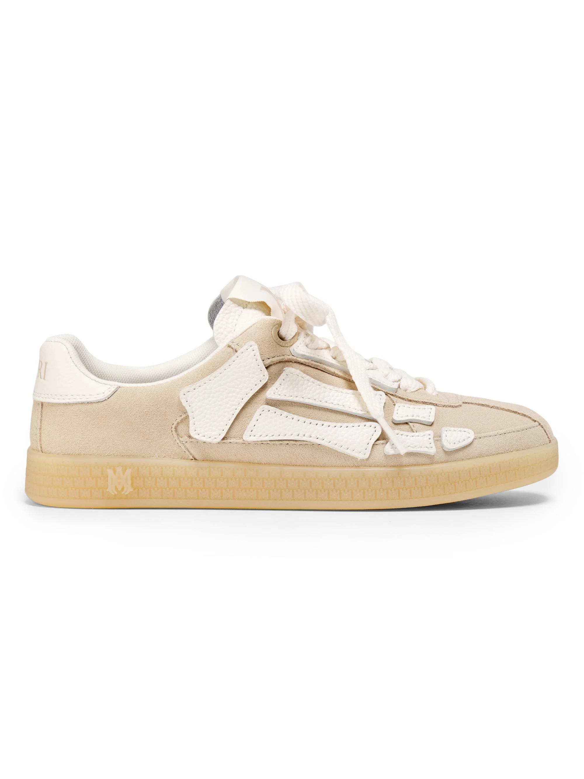 Women's Pacific Bones Leather Sneakers - Sand - 1