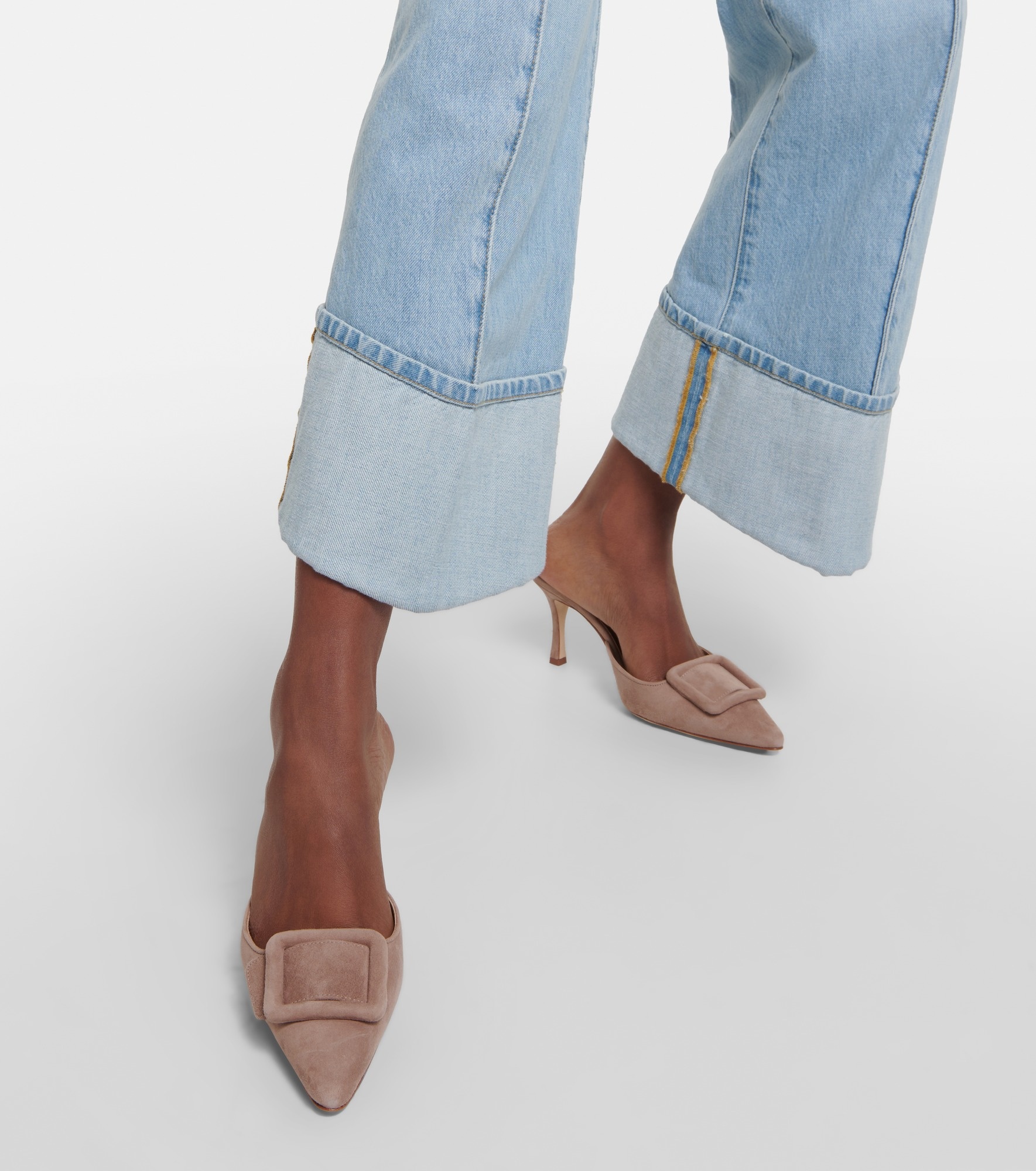 Maysale 70 suede mules - 4