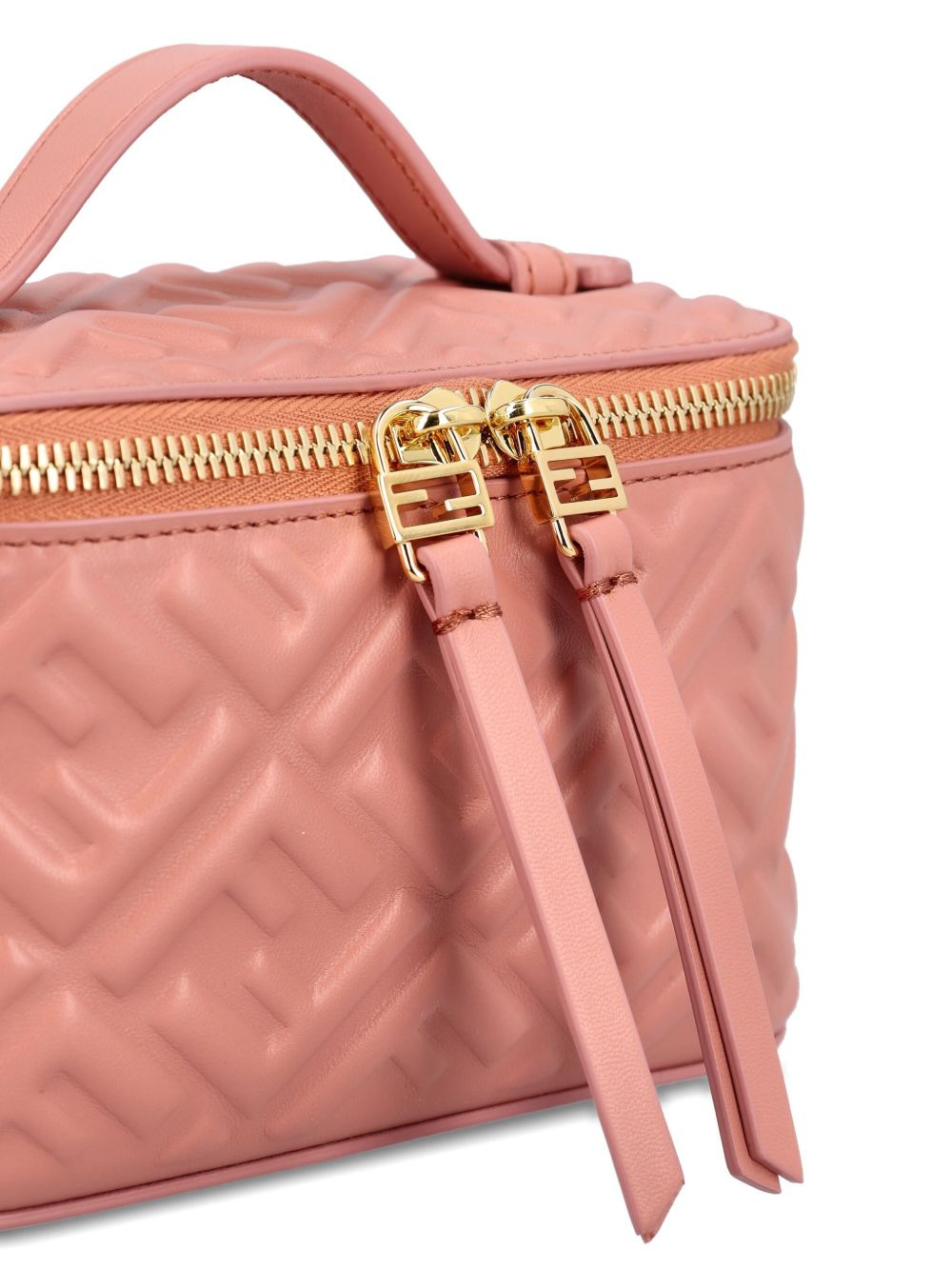 FF-pattern quilted cross body bag - 4