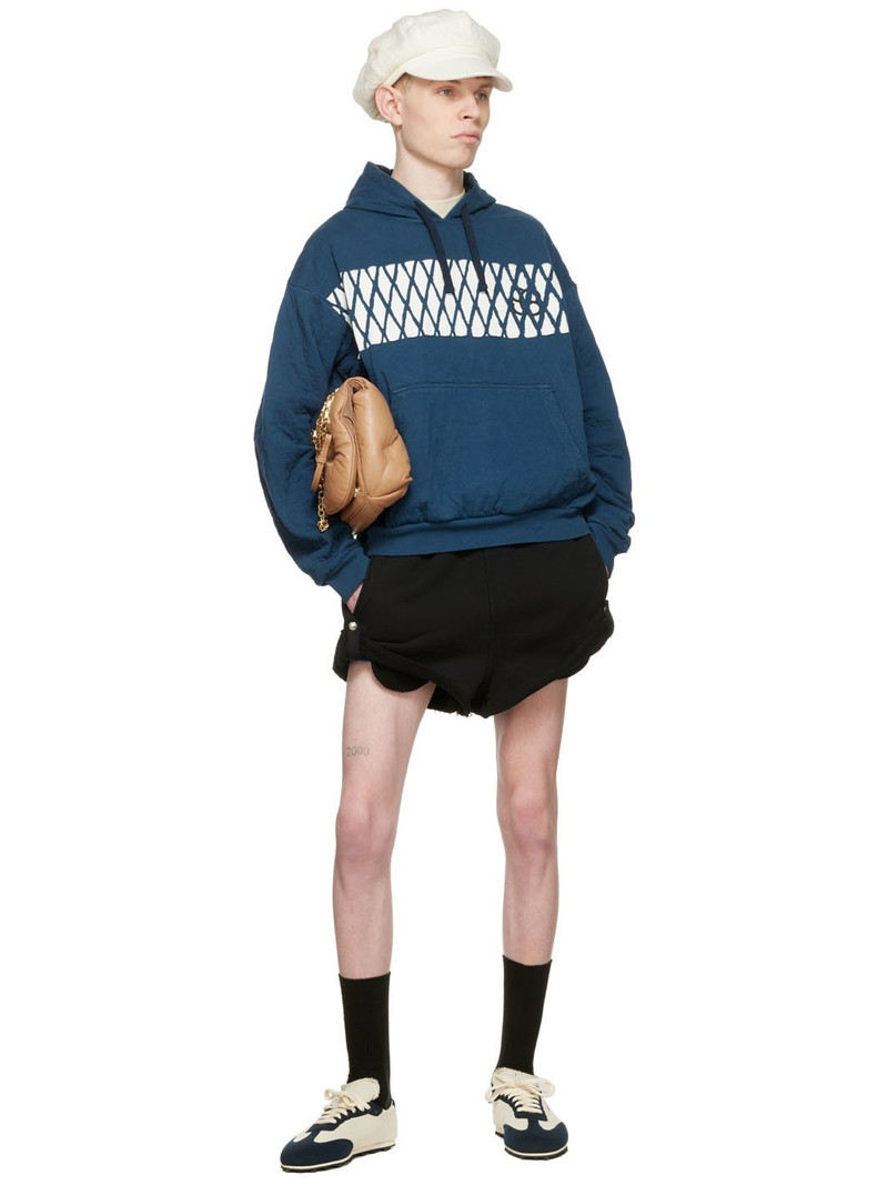 STEFAN COOKE Blue Cotton Hoodie outlook